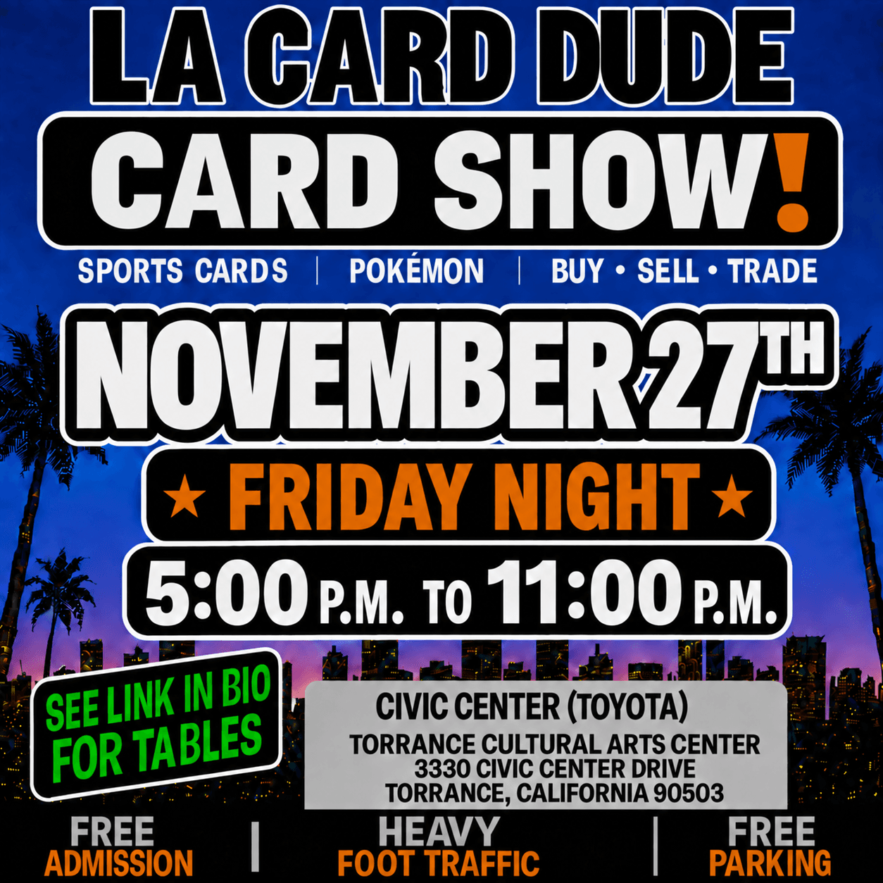 November 27th Friday flyer
