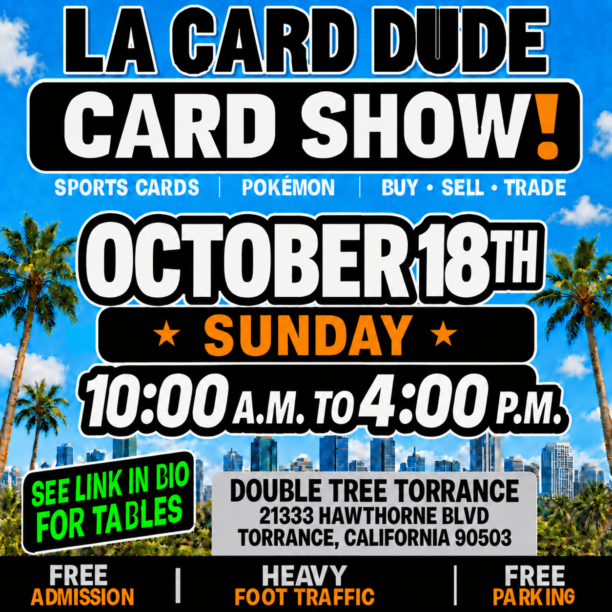 October 18th Sunday Doubletree flyer